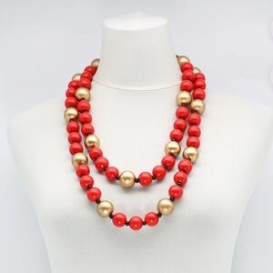 Jianhui London Recycled Wood Round Beads Necklace